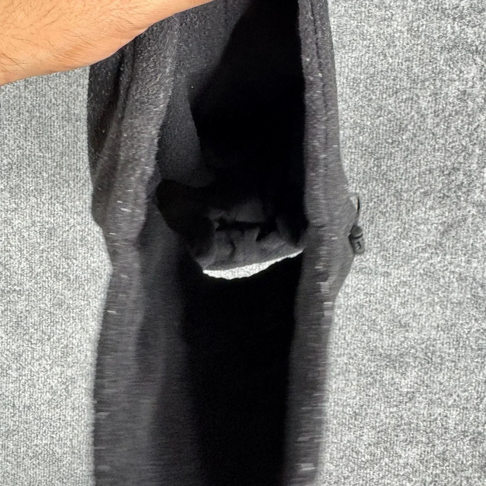 Elangs Balaclava Mens OSFM Black Fleece Adjustable Drawstring Hood Neck Warmer